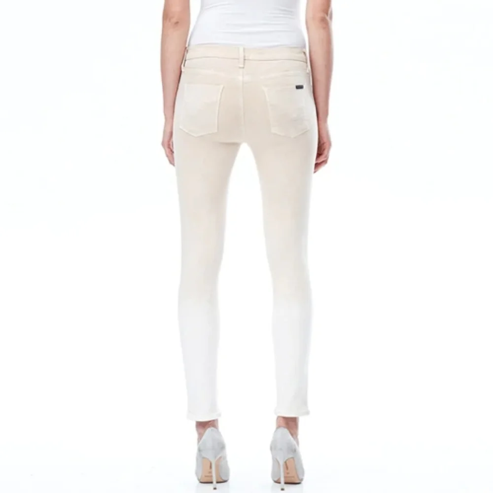HUDSON Nico Midrise Ankle Supmer Skinny Jeggings 32 Cream NWOT Womens - Picture 2 of 14